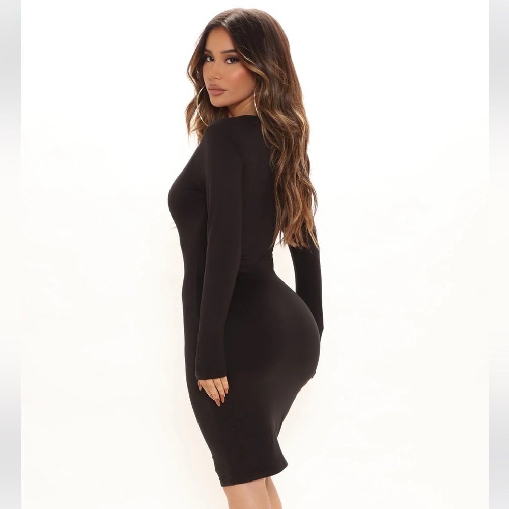 Fashion Nova Amilia Double Lined Midi Dress - Picture 5 of 12